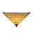 Valencia Mission Glass Flush Mount