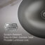 Bachata Metal Oval Undermount Bathroom Sink-37044487
