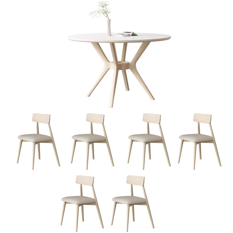 Combinaison de table et de chaise simplifiée