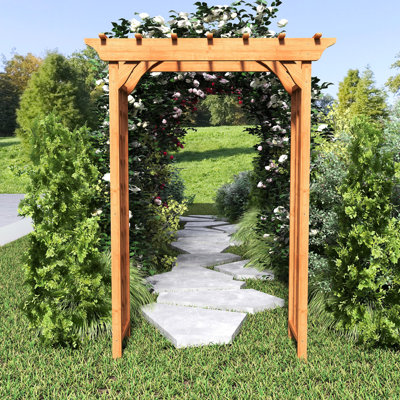 Décoration de Noël en bois massif - Décoration de treillis en bois pour jardin
