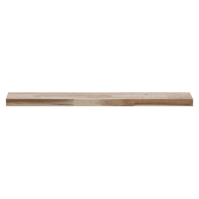 Unfinished Acacia Floating Shelf