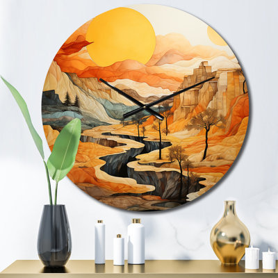 Horloge murale Cyane - Paysages