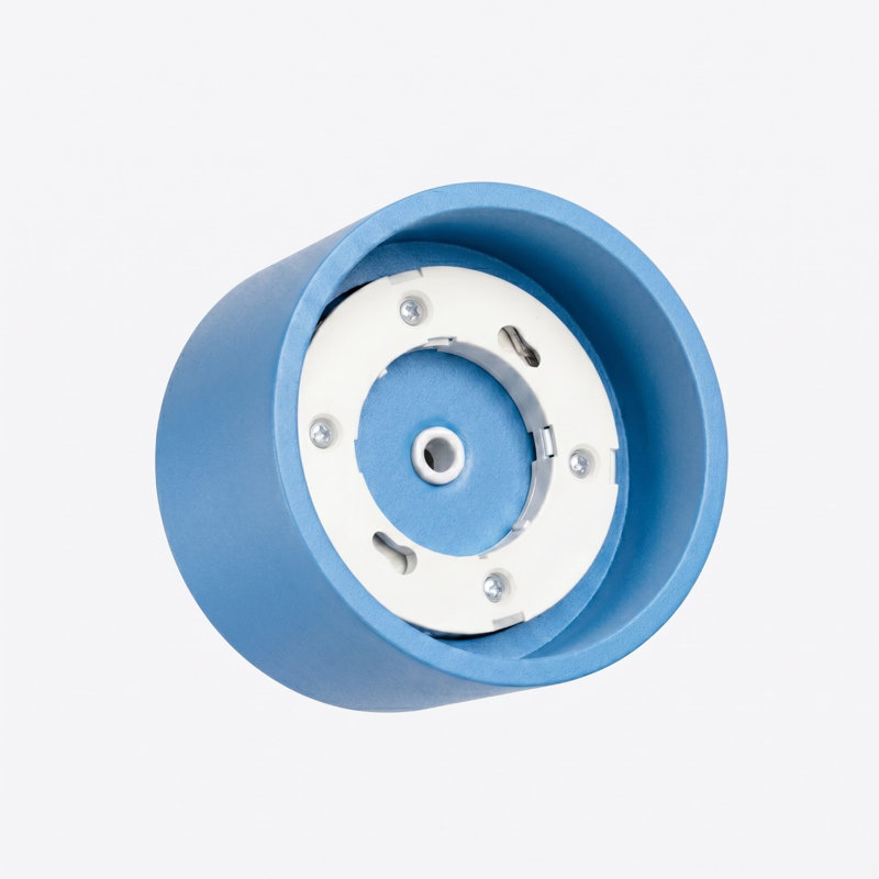 MODO Aluminium Flush Mount, Light Blue, 10x10x6 cm, 1 Light