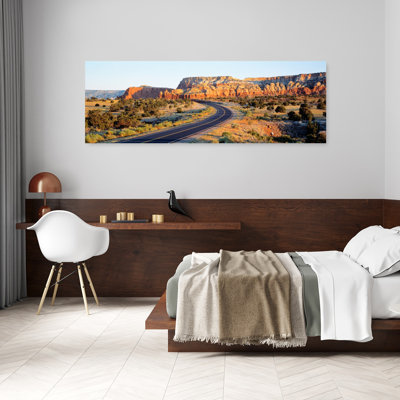 Route 84 Nm, États-Unis, paysage contemporain abstrait, art mural