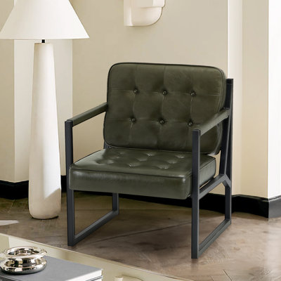 Chaise de bureau rembourrée en similicuir multicolore avec fauteuil élégant et pieds en métal, idéale pour le salon, la chambre à coucher, la salle de réception et la salle d'attente