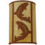 Leaping Trout 1 - Light Flush Mounted Sconce