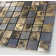 1" x 1" Mixed Material Mosaic Tile