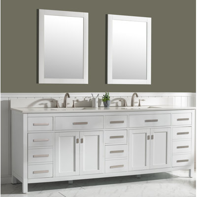 Ensemble de meuble-lavabo double 84 po Binion