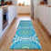 Premium Machine Washable Cerrito Blue Rug
