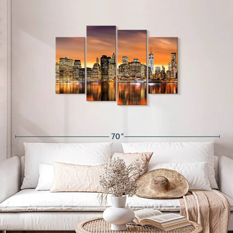 Sireci NYC Golden Hour, 27" H x 43" W