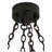 Loxley 16 - Light Wagon Wheel Chandelier
