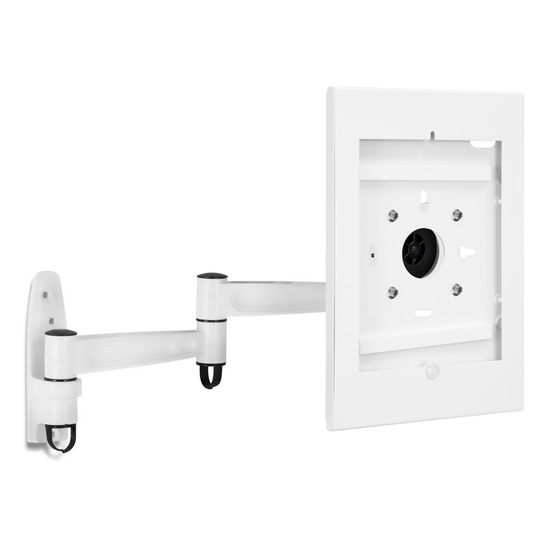 Secure iPad Wall Mounting System, White
