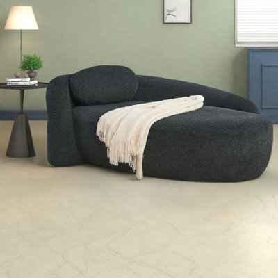 Fauteuils d'appoint peu encombrants, fauteuil ovale moderne Boucle pour la maison