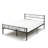 Queen Size Bed Frame Metal Platform Bed Frame with Headboard & Footboard, Mattress Foundation ,No Box Spring Needed-657654148-558640282