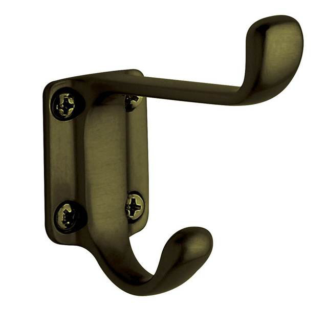 Costume Wall Hook, Antique Brass