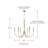 6 - Light Steel Dimmable Chandelier-70886216