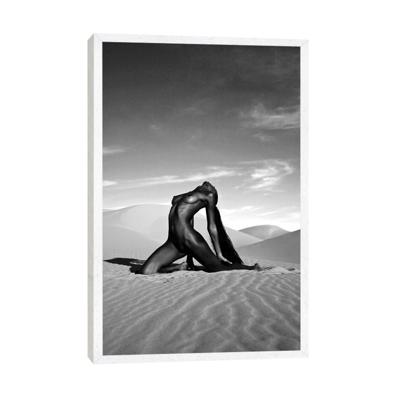 Pyramid by Gregory Prescott - Print on Canvas, 101.6 cm H x 66.04 cm W, White Framed