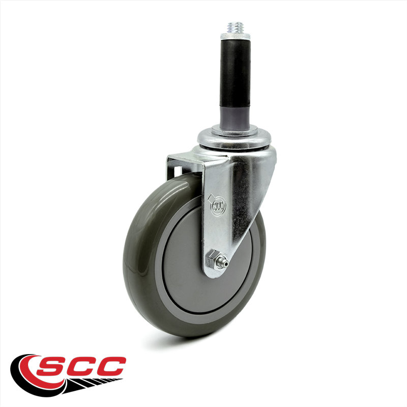 Expanding Stem Caster, Gray