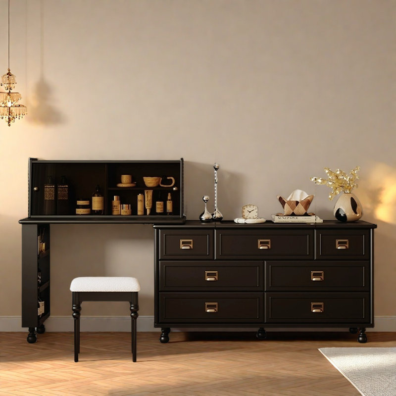 Simple Black Dresser