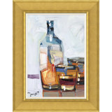 White Wine Painting by Joseph Mota