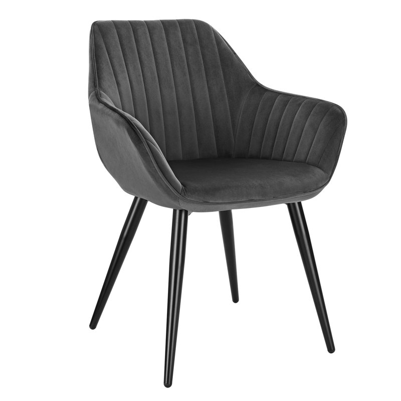 Lyn Upholstered Dining Chair, Grey