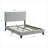 Upholstered Velvet Platform Bed, Slate Gray Full Size, Tufted Headboard No Box Spring Needed For Master Bedroom