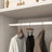 L-Shaped Corner Wardrobe Set with Top Cabinets, Frosted Glass Doors, 10 Shelves & 2 Drawers