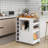 Tailore Solid Wood Top Kitchen Cart