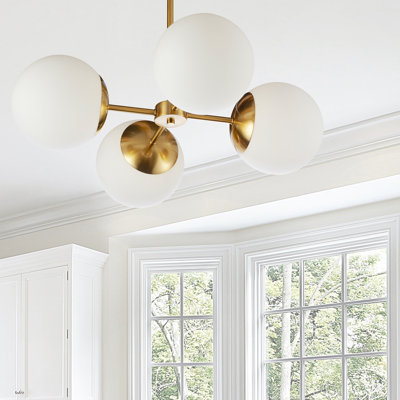 Lustre spoutnik à 4 lumières Exira