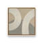 Ensemble de 2 impressions sur toile dans un cadre doré, rythme de 32 po x 32 po-321351339-321351331