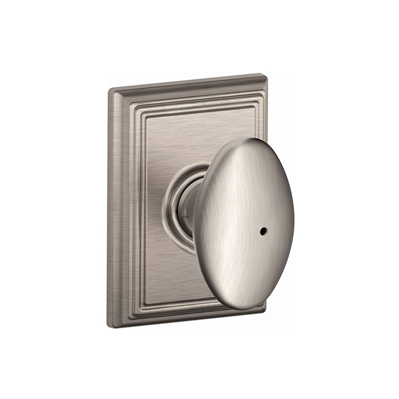 Addison Siena Privacy Door Knob, Satin Nickel