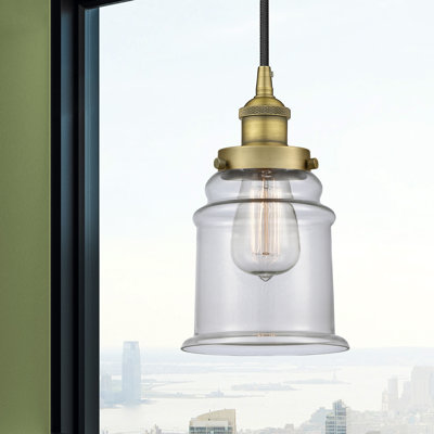 Luminaire suspendu en forme de cloche à 1 lumière Amiriya