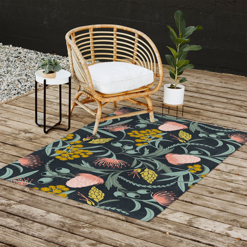 Tapis rectangulaire Eleanor avec envers antidérapant, Rectangle 5 pi x 7 pi