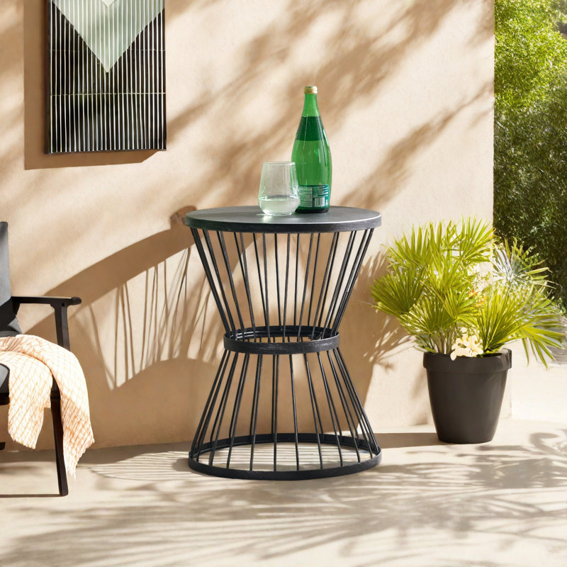 Table d'appoint 16 po, Noir