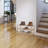 12 Pair Stackable Solid Wood Shoe Rack