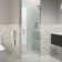 Albedo 26.75 in. x 78 in. Fully Frameless Hinge Shower Door