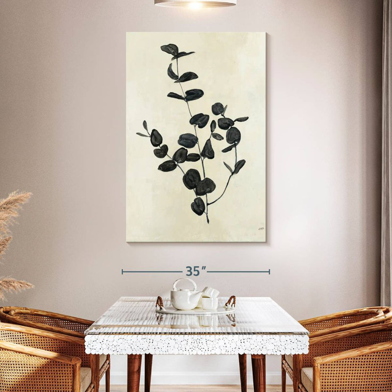 Harnek Minimalist Botanical Study II, 51" H x 34" W