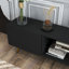 Digno 86.6" TV Stand with LED, and Cabinet Storage-2077890224