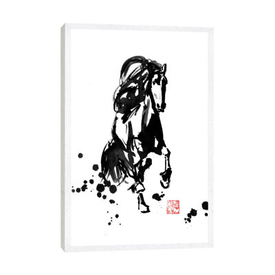 Running Horse by Péchane - Print on Canvas