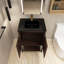 Meuble-lavabo simple 23,6 po avec comptoir en quartz Perrusquia-1878661297