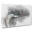 Heron Portrait In Abstract - Wrapped Canvas Print-55309959