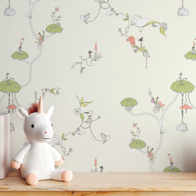 Nursery Stalk Peel & Stick Wallpaper