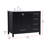 Hines 42'' Single Bathroom Vanity with Engineered Marble Top-1427899262