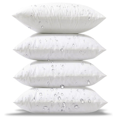 Inserts de coussin d'extérieur Phantoscope - Paquet de 4 coussins décoratifs carrés résistants à l'eau