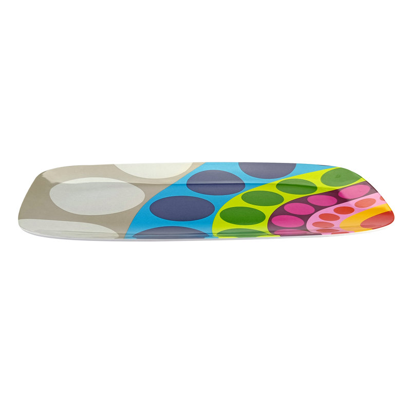 Colorful Rectangular Melamine Party Platter