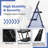 2 - Step Plastic and Steel Lightweight Folding Small Step Ladder
