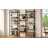 Maziah Triple Wide Industrial Etagere Bookcase -808596041-913039440