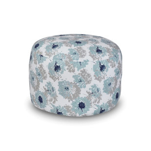 Round Pillow Poufette Pouf
