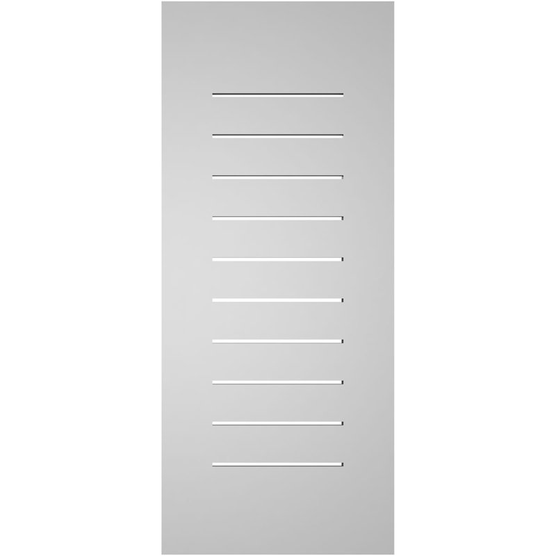 Évent à pignon fonctionnel en uréthane rectangulaire à fixation en surface, brun clair apprêté, H 38 po x l 16 po x P 1 po