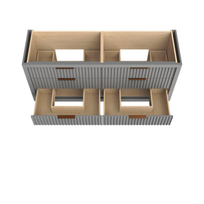 Lecrieú Double Drawer Bath Vanity